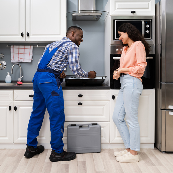 can you provide an estimate for cooktop repair before beginning any work in Baker MN